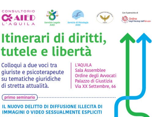 Itinerari di Diritti Tutele e Libertà “Il nuovo delitto di diffusione illecita di immagini o video sessualmente espliciti”
